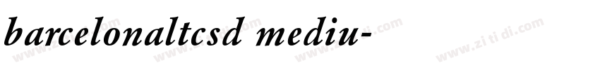 barcelonaltcsd mediu字体转换